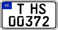 Federal license plates, US Army in Germany (temporary)