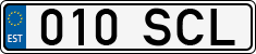 License plate of Estonia, Regular car plates