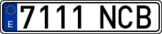 License plates of Spain, Ordinary (2000)