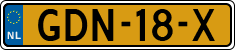 License plate of the Netherlands, Cars