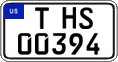 Federal license plates, US Army in Germany (temporary)