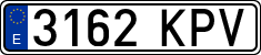 License plates of Spain, Ordinary (2000)