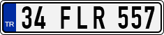 License plate of Turkey, Regular plates
