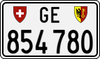 License plate of Switzerland, Cars