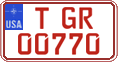 Federal license plates, US Army in Germany (temporary)