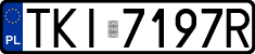 License plates of Poland, Regular car plates