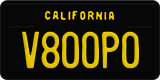 California, Vanity Plates