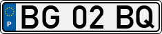 License plate of Portugal, Regular plates