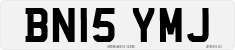 License plate of the United Kingdom, 2001 year system