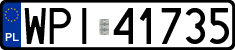 License plates of Poland, Regular car plates