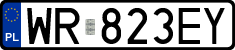 License plates of Poland, Regular car plates