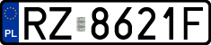 License plates of Poland, Regular car plates
