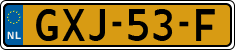 License plate of the Netherlands, Cars