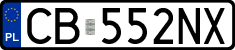 License plates of Poland, Regular car plates