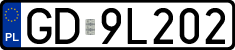 License plates of Poland, Regular car plates
