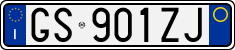 License plate of Italy, Cars (1994 year series)