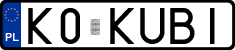 License plates of Poland, Vanity Plates