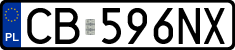 License plates of Poland, Regular car plates