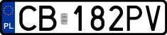 License plates of Poland, Regular car plates