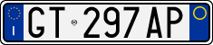 License plate of Italy, Cars (1994 year series)