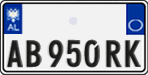 License plate of Albania, Cars (2011)