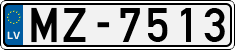 License plate of Latvia, Regular car plates