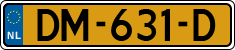License plate of the Netherlands, Military