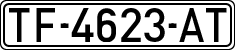 License plates of Spain, 1971 year series