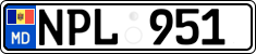 License plate of Moldova, Cars (2015)