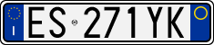 License plate of Italy, Cars (1994 year series)