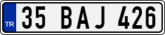 License plate of Turkey, Regular plates