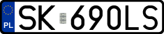 License plates of Poland, Regular car plates