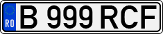 License plate of Romania, Regular plates