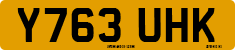 License plate of the United Kingdom, 1983 year system