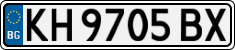 License plate of Bulgaria, Cars