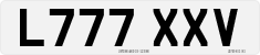 License plate of the United Kingdom, 1983 year system