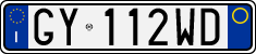 License plate of Italy, Cars (1994 year series)