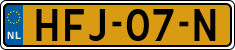 License plate of the Netherlands, Cars
