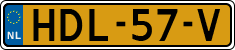 License plate of the Netherlands, Cars