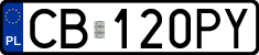 License plates of Poland, Regular car plates
