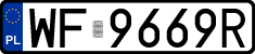 License plates of Poland, Regular car plates