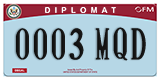 Federal license plates, Diplomatic (United Nations)
