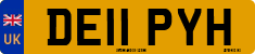 License plate of the United Kingdom, 2001 year system