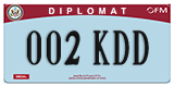 Federal license plates, Diplomatic (United Nations)