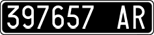 License plate of Italy, Cars (1927 year series)