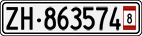 License plate of Switzerland, Provisional