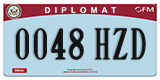 Federal license plates, Diplomatic (United Nations)