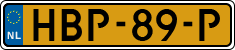 License plate of the Netherlands, Cars