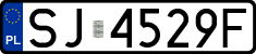 License plates of Poland, Regular car plates