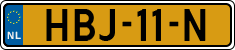 License plate of the Netherlands, Cars